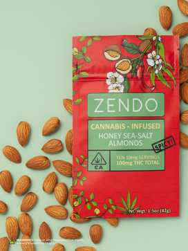 Zendo - Spicy Honey Sea Salt Almonds